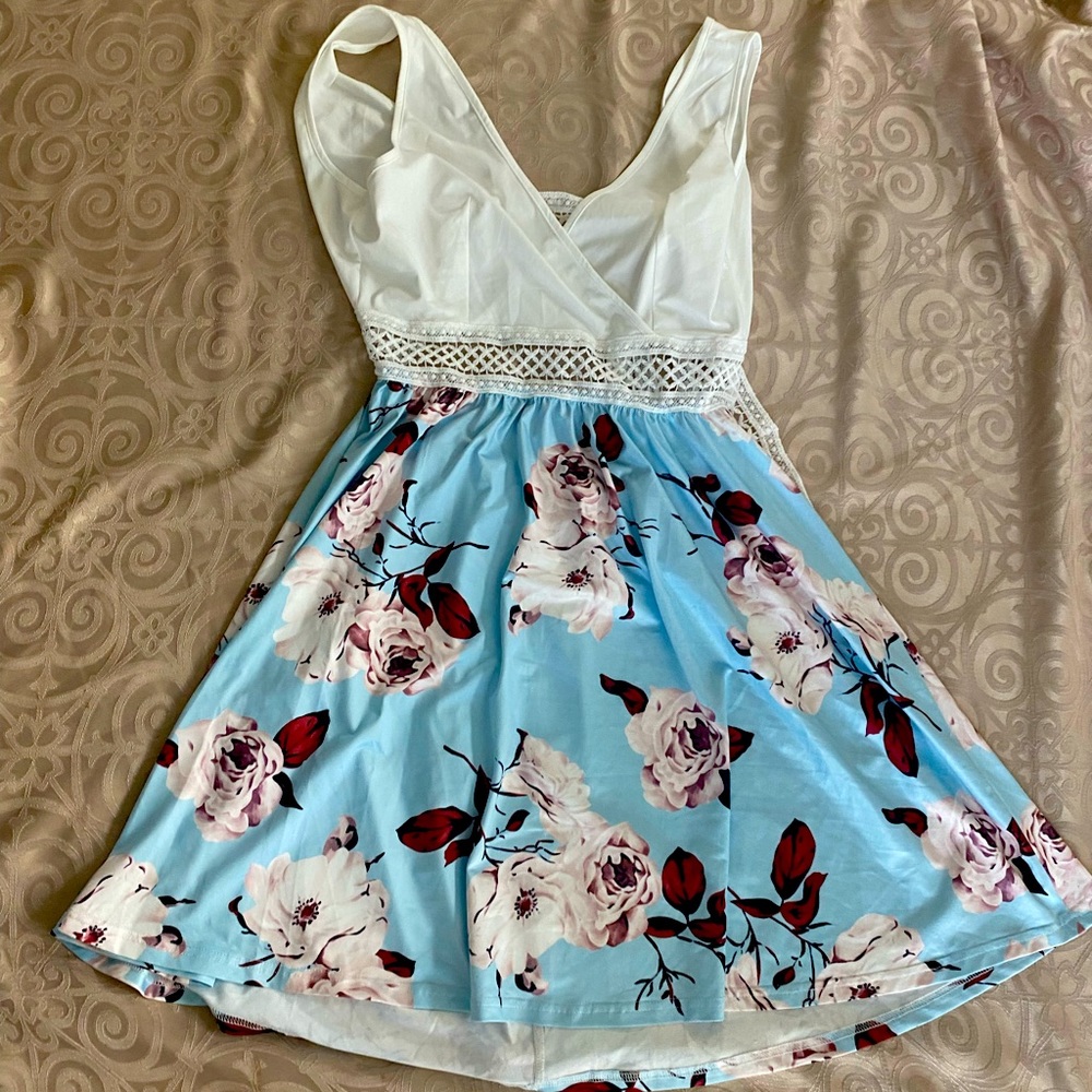 Beautiful silky halter dress